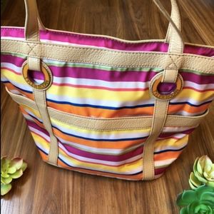 Tyler Rodan Jasmine Striped Handbag Summer